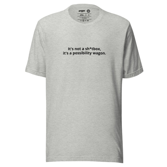 Possibility Wagon Tee (Dark Text)